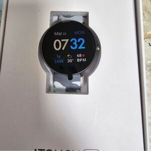ITOUCH‎ SPORT 3 NEW Light Gray Camo Smart Watch
